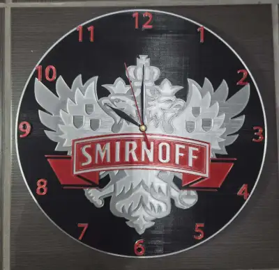horloge smirnoff 12x12, View more