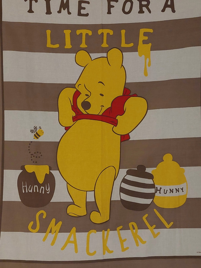 Winnie The Pooh Curtain34"W x 41"LMint$12 in Other in Calgary - Image 2