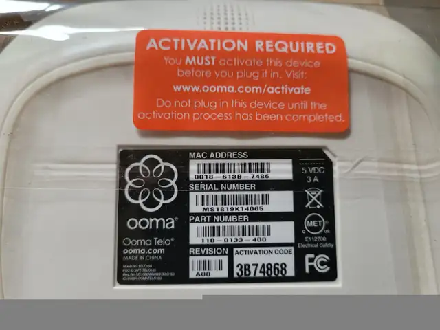 Ooma Home Security Starter Kit And Phone Service in General Electronics in Oshawa / Durham Region - Image 6