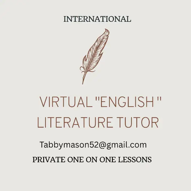 free English tutor/ typist