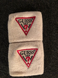 Guess Brand.  Sweatbands for wrists 