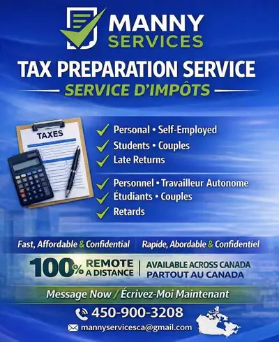 Tax Preparation Service – 2025 | Déclaration d’impôt Ottawa, View more