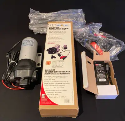 Burcam Portable Utility Pump 12V DC | 115V AC, View more