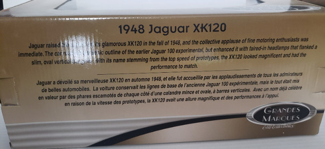 Jaguar XK 120  diecast 1:18 scale nib in Hobbies & Crafts in Kitchener / Waterloo - Image 3
