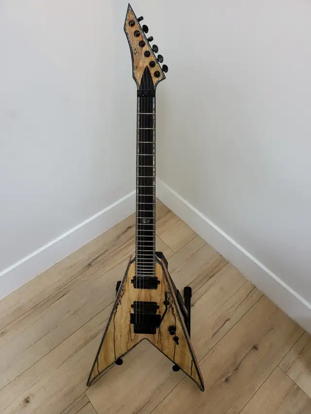 B.C. Rich JR-V Extreme Exotic (Like New, w/ Gig Bag + Extras) in Guitars in Delta/Surrey/Langley - Image 2