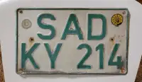 German license plate