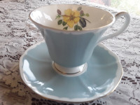 BONE CHINA BLUE CUP SAUCER - SUSIE COOPER, ENGLAND