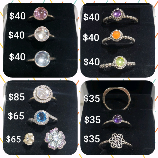 Authentic Pandora Charms, Rings and Bracelets  in Jewellery & Watches in City of Toronto - Image 3