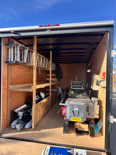I am selling my 2026 trailer, designed to run an eavestrough machine and associated tools. This trai...