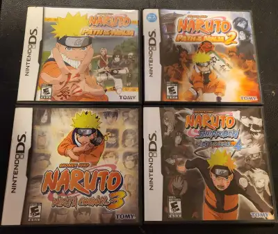 Naruto Bundle 4 Games Nintendo DS, View more