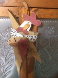 Rooster wooden plaque