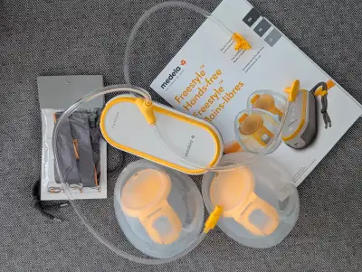 Selling my Medela freestyle breast pump. Brand new. Bought it from Shoppers, but ended up no needing...