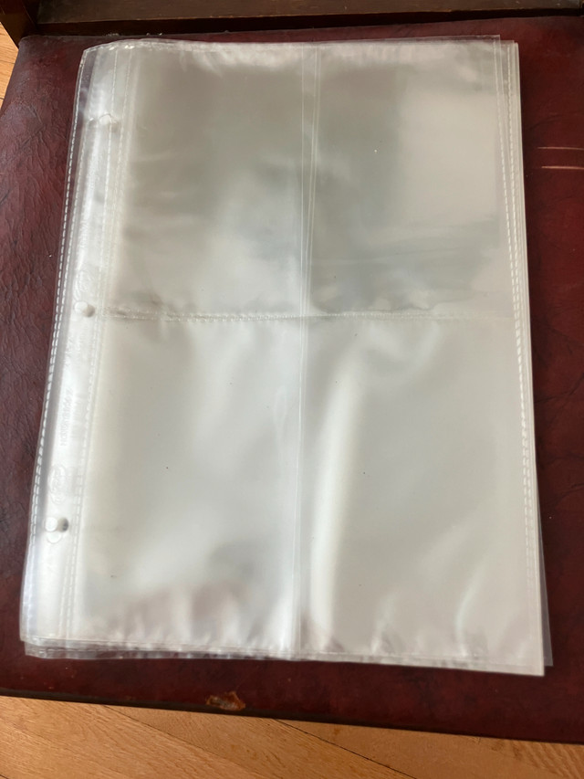 Taken Pending Pickup: 3-ring binder protective sleeves for cards in Free Stuff in Ottawa