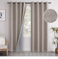 New blackout thermal curtains 52x84 inch 2 panels
