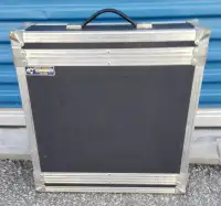 3u briefcase style road case 19" rack mount