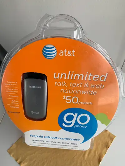 Samsung a107 AT&T Brand New in Box Old Stock Go Phone Flip-Phone, View more