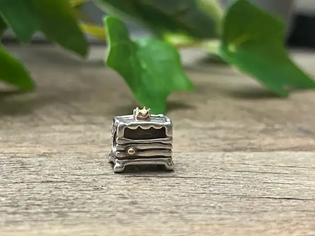 Authentic Pandora Two Tone Charms63672015740931122