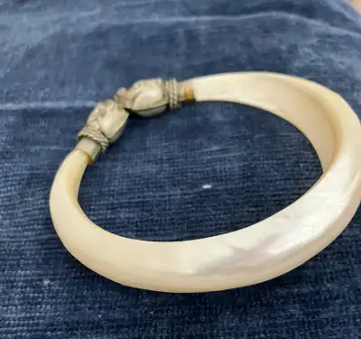 Shell mother of pearl MOP cuff bracelet, View more