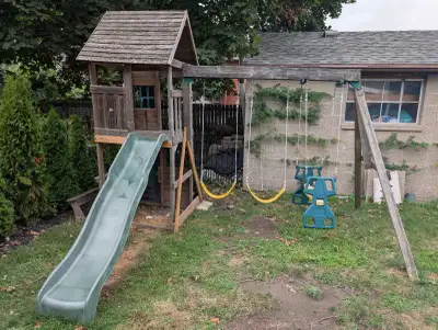 Cedar Wood Outdoor Play Set, View more