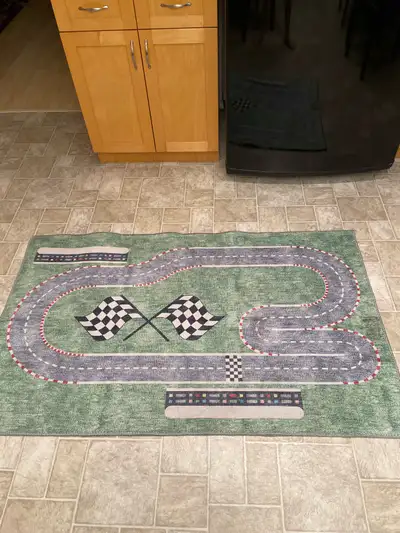 Race car track Rug, View more