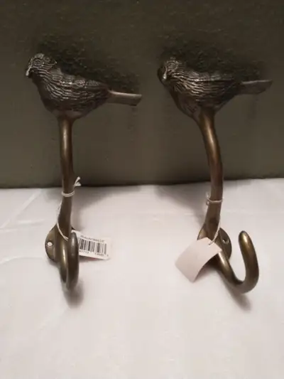 Vintage brass bird design wall hangers ., View more