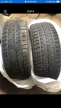 Two of 225/55r18 winter tires