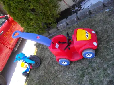 childs push car with seat belt, View more