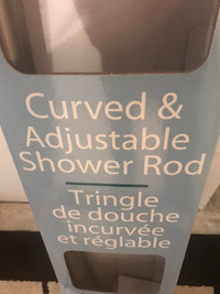 Curved shower rod new 