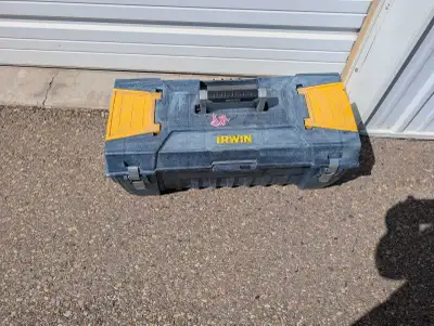 Irwin Tool Box with tools, View more