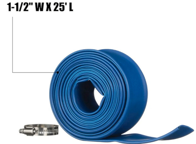 SOLD - Blue Devil Draining Hose 1"1/2 X 25 Ft Long dans Spas et piscines  à Ville de Montréal - Image 4