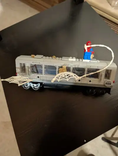 LEGO SPIDERMAN, TRAIN, MINIFIGURES., View more