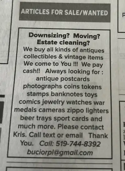 We buy all kinds of jewelry & watches big & small collection