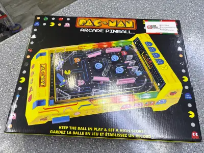 PAC-MAN Arcade Pinball Sealed New We do offer a 30 day warranty and can test before you buy it. Item...