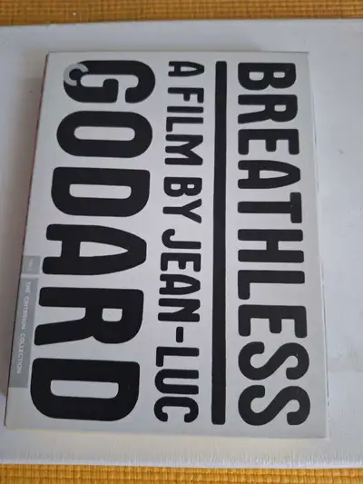 Jean-Luc Goddard Breathless (The Criterion Collection) (Bilingual) Mint DVD