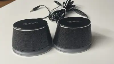 AmazonBasic USB Stereo 2.0 Speakers, View more