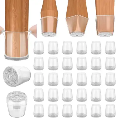 30 Pack Silicone Chair Leg Floor Protectors 40.5mm, View more
