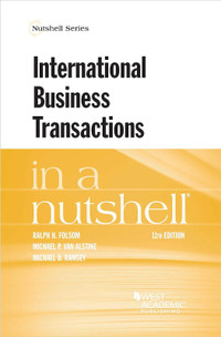 International Business Transaction in Nutshell 11E 9781684675166