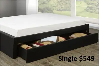 MIKE HAS NEW CANADIAN MADE PLATFORM BEDS WITH TRUNDLE!, View more