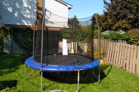 SOLD - Trampoline with Enclosure - 10-foot