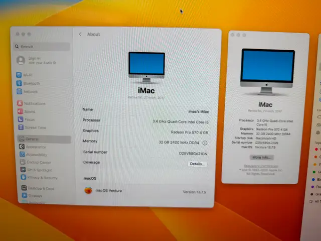 2017 iMac Retina 27 inch, 32 GB Ram, 2TB fusion drive in Desktop Computers in Edmonton - Image 4