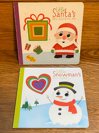 2 Christmas baby board books