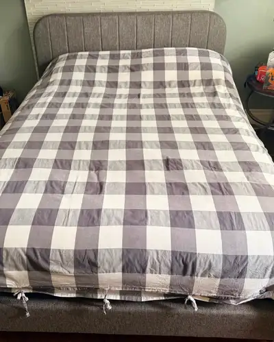 Grey Tufted Full Bed Frame and Premier Mattress, View more