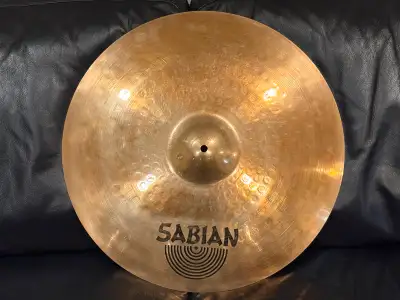 Sabian 21” AAX Stage ride cymbal and Roland Cube 15 amp, View more