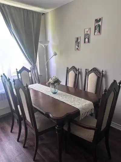 dinning table with chairs, View more