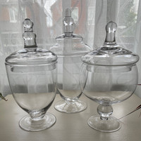 Apotocary Jars set of 3