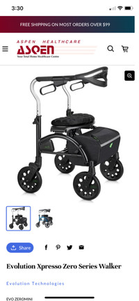 Evolution Xpresso Zero Series Walker