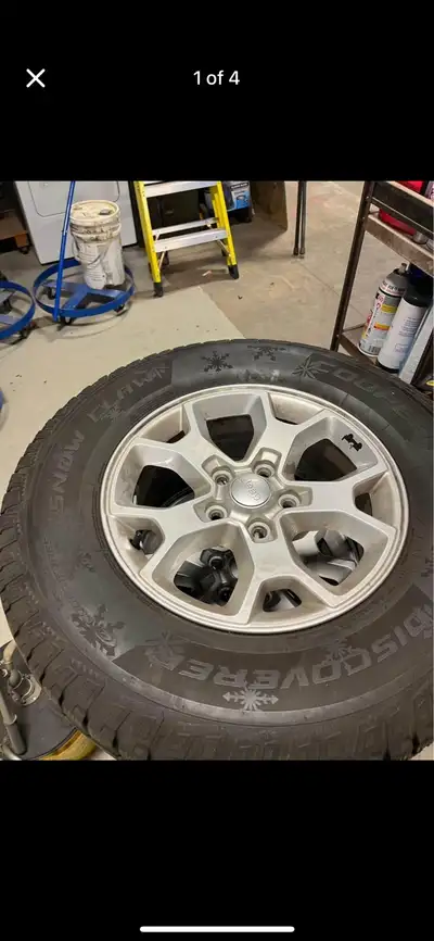 Set of 4 Cooper snow claw winter tires. RIMS NOT INCLUDED. Used half a season. Vehicle is now being...