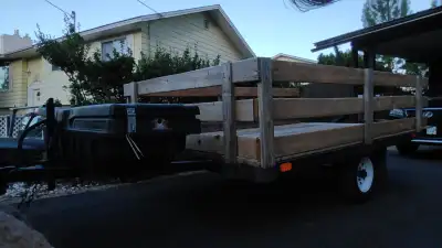 Utility trailer Year: 1993 Make: Flagstaff Length 10 ft X 6.3 Tires: Carlisle Radial Trail HD Hwy Si...