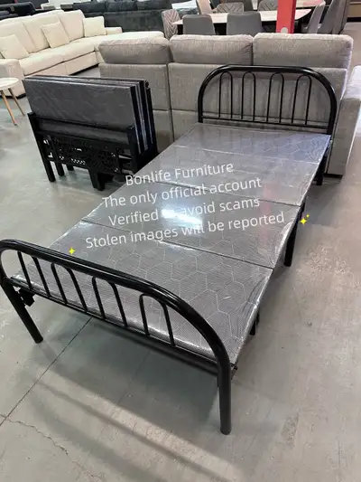 single folding bed frame , View more