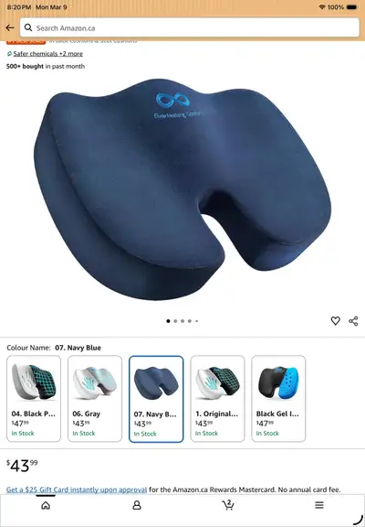 Memory Foam Seat Cushion , View more